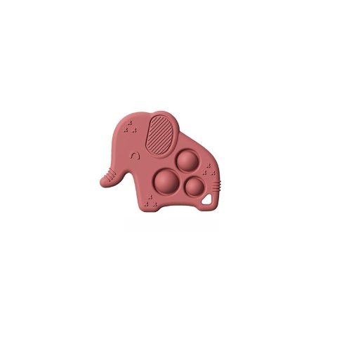 Silicone baby teethers with POP, 3 pcs /1 set teether for baby care & soothing, food grade silicone teether.