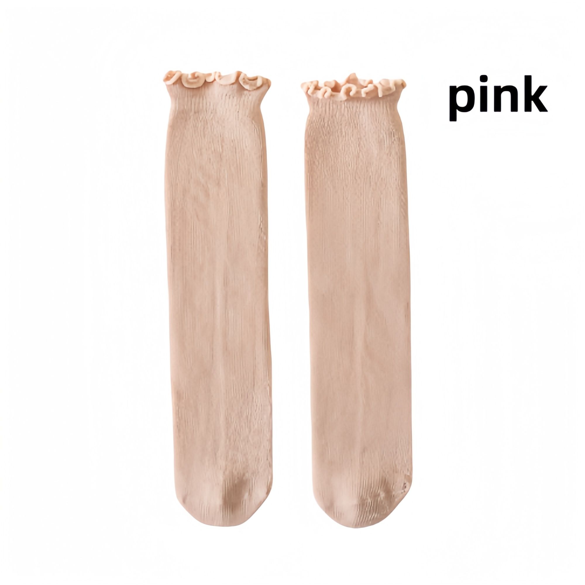 The new fashion breathable wooden ear edge girls' socks, princess socks, cotton children's socks，girls clothing scoks
