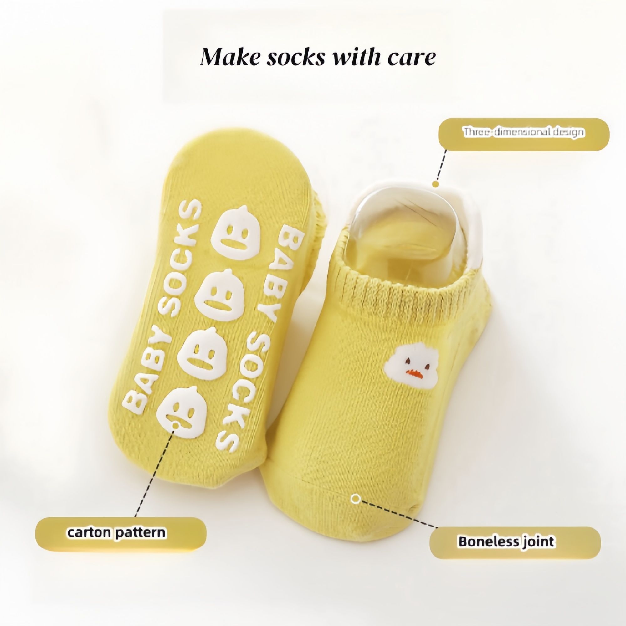 3 Paris, Slipper socks for baby boy&girl, kids learn walk socks, Non-slip socks for baby boys, cloth baby boys socks popular pattern, indoor activty baby floor sock, learn walking sock for little one