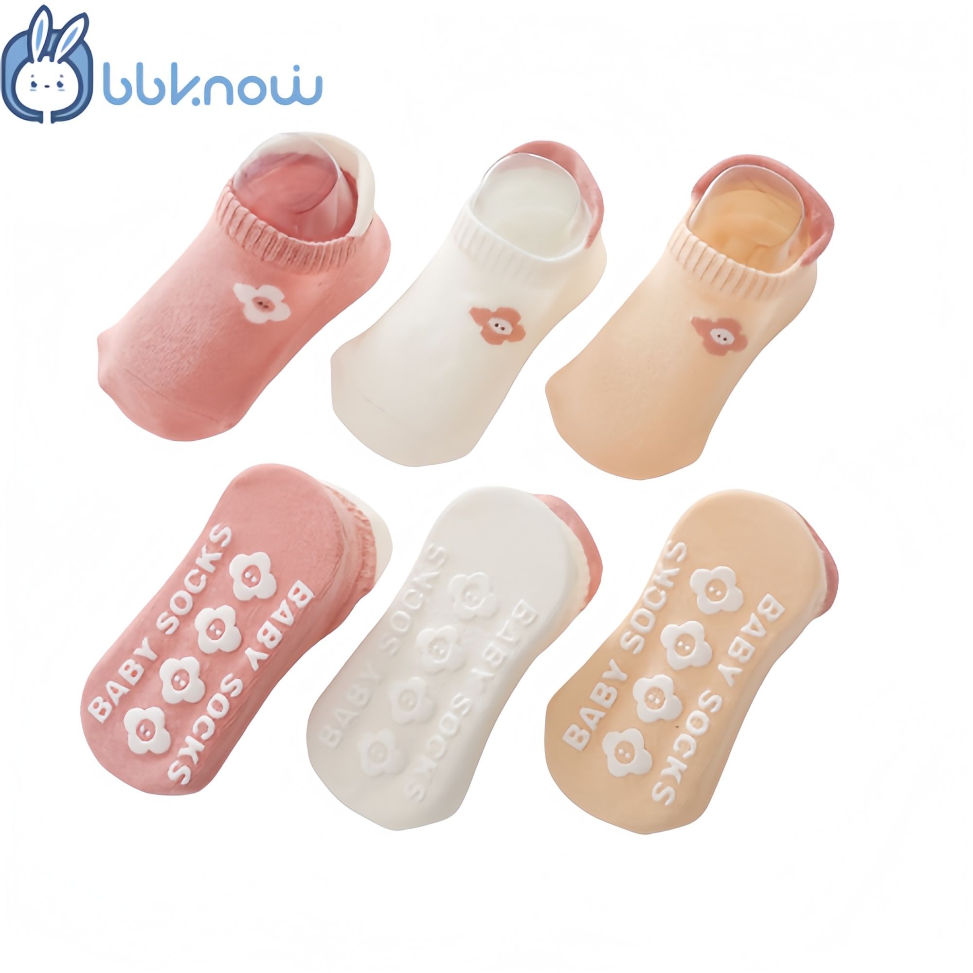 3 Paris, Slipper socks for baby boy&girl, kids learn walk socks, Non-slip socks for baby boys, cloth baby boys socks popular pattern, indoor activty baby floor sock, learn walking sock for little one