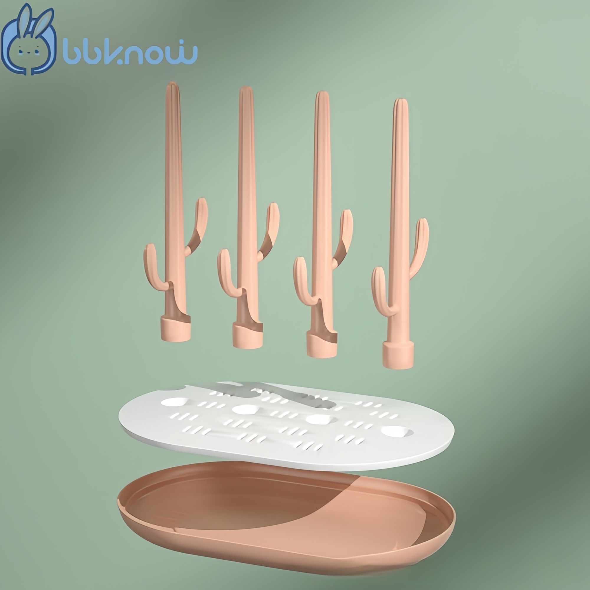 Baby bottle drain rack set, baby products bottle-feeding , food grad material baby bottle rack, bottle stroage for cleaning