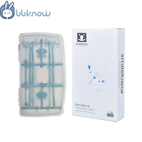 Baby bottle drain rack, Foldable storage for home and travel, baby bottle-feeding-bottle storage