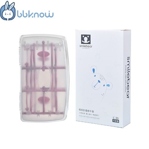 Baby bottle drain rack, Foldable storage for home and travel, baby bottle-feeding-bottle storage