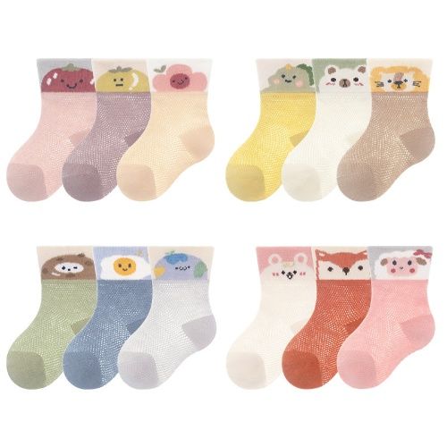 Total 12 pairs, Cotton baby sock for boy & girl, comfort sock for toddler, orginal design, good quality for your little one.
