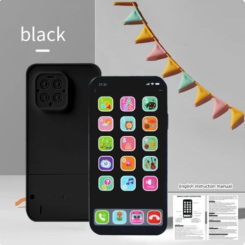 Iphone for baby early educational, Phone toy，Touch screen, simulation, puzzle, good gift for boy & girl, Keep your baby from grabbing your phone