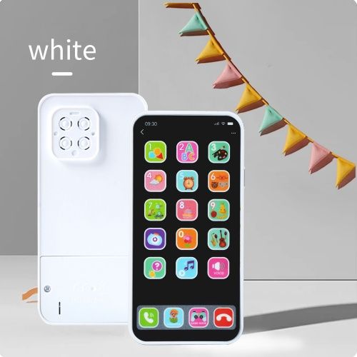 Iphone for baby early educational, Phone toy，Touch screen, simulation, puzzle, good gift for boy & girl, Keep your baby from grabbing your phone