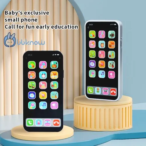 Iphone for baby early educational, Phone toy，Touch screen, simulation, puzzle, good gift for boy & girl, Keep your baby from grabbing your phone