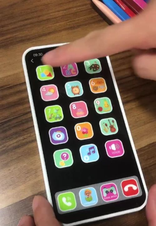 Iphone for baby early educational, Phone toy，Touch screen, simulation, puzzle, good gift for boy & girl, Keep your baby from grabbing your phone
