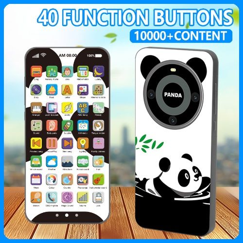 Carton Iphone for baby early educational, Phone toy，Touch screen, puzzle, good gift for boy & girl, Keep your baby from grabbing your phone，rechargeable