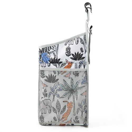 Crib can be hung stroller hanging bag foldable Oxford cloth diaper hanging bag can be hung baby cot, PVC board inside