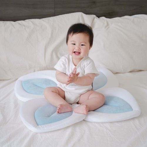 New creative wind cute baby bath mat Newborn petal, baby bath mat Sunflower seat cushion, baby bath bedding mat