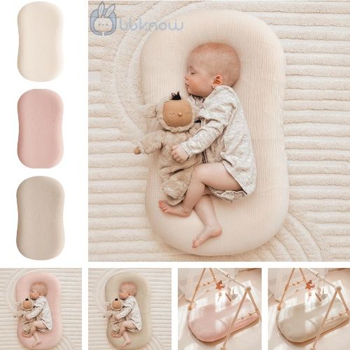Vacuum - resistant, detachable and washable baby bed. Portable, foldable and biomimetic mattress, cradle in-bed-cot, Uterine bionic bed, Newborn baby bed with cotton cover