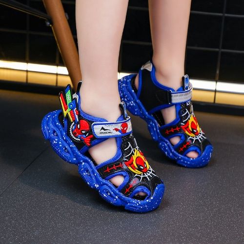 20% off new products, popular pattern boy's sandals with led lighting, kids sport shoes, boy shoes, toddler's sandals, boy shoes