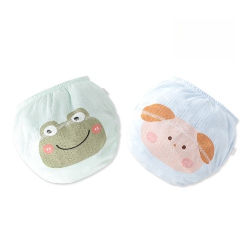 2 pairs, baby potty training pants, summer pure cotton breathable, farewell diapers, can be repeatedly cleaned and used, both boys and girls
