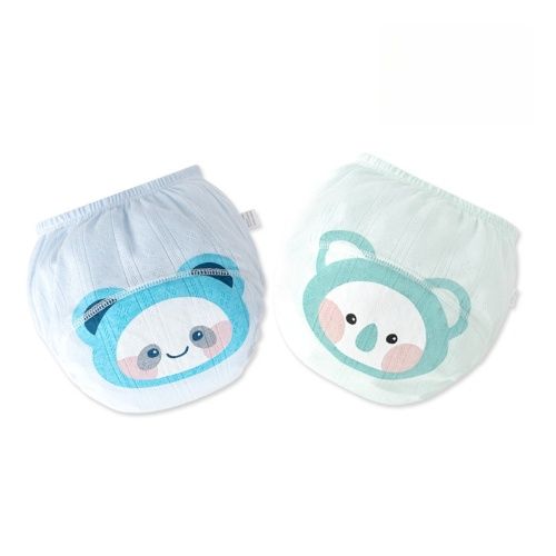 2 pairs, baby potty training pants, summer pure cotton breathable, farewell diapers, can be repeatedly cleaned and used, both boys and girls