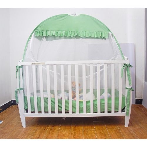 Crib mosquito net, no installation of pop-up bed curtain, baby bed tent, Baby mosquito control 1 set, high quality with certificate ROSE, Amazon sells well