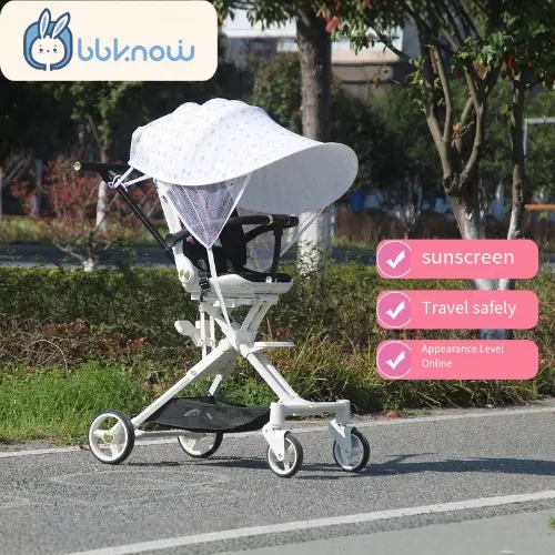 Ins, Baby Stroller Sunshade Canopy，Stroller with sun protection, extra sun protection, stroller mosquito net, sun protection umbrella