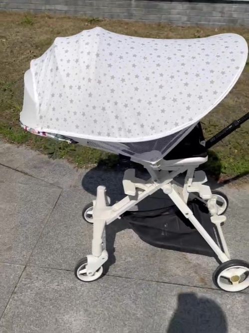 Ins, Baby Stroller Sunshade Canopy，Stroller with sun protection, extra sun protection, stroller mosquito net, sun protection umbrella