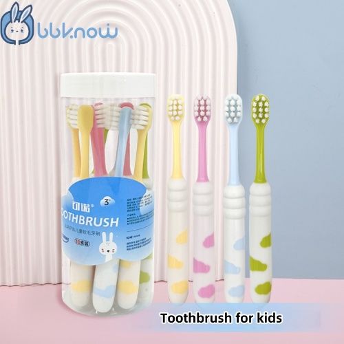 10 pcs teether, baby care teether, Gingival toothbrush for children, soft bristles, silicone handle