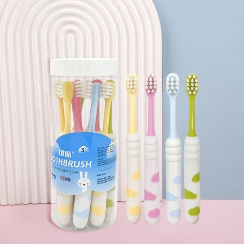 10 pcs teether, baby care teether, Gingival toothbrush for children, soft bristles, silicone handle
