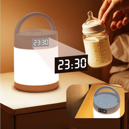 Baby Night light for nursing with time, Bedside lamp, Feeding light, eye protection light, Touch light/remote control, You and your child deserve it