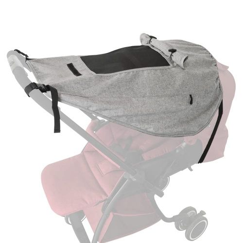 BBknow Pram Sunshade Sun Cover, Sun Shade Stroller for Baby, Universal Waterproof Stroller Sunshade Cover Anti-UV with Viewing Window for Stroller, travel gear accessories for baby stroller
