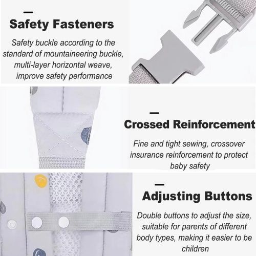 4-in-1 Baby Carrier Newborn to Toddler, Soft Baby Wrap Carrier for Newborn,Shoulder Strap Grid Breathable Infant Sling,Carrier Toddler Carrier Baby Wraps Carrier for Girl and Boy 8-45 lbs