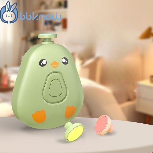 Baby Electric Nail File,  6 in 1 Safe Baby Nail Trimmer, Baby Nail Clippers with 6 Grinding Heads, Baby Nail Care Kit for All Age