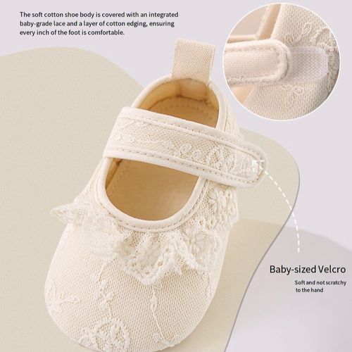 0-18 months Baby shoes for girl, pricess shoes design for your girl, cotton material, comfort and soft, breathable for summer, take this shoes to the party or be like a goog gift for the newborn