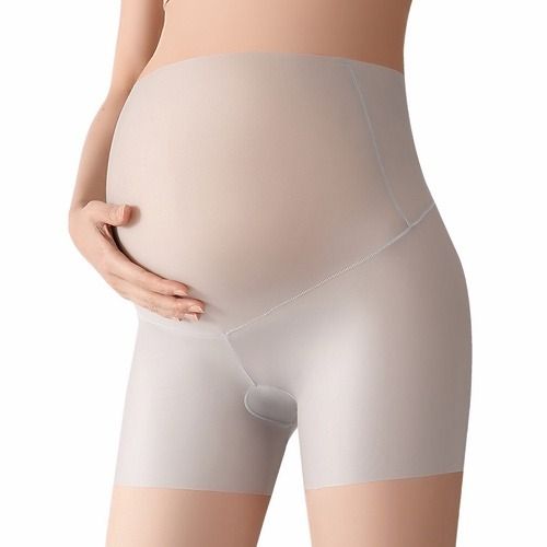 High - Waist Maternity Underwear, Pregnant women's belt-protecting pants, cool and thin anti-exposure underpants for summer, high-waisted safety pants,Maternity clothes