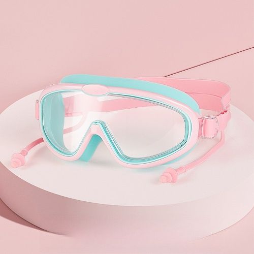 High - Definition Anti - Fog Swimming goggles for children aged 3 to 16 years, Waterproof and anti-fog, large-frame diving swimming goggles, for boys and girls
