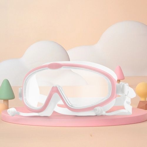 High - Definition Anti - Fog Swimming goggles for children aged 3 to 16 years, Waterproof and anti-fog, large-frame diving swimming goggles, for boys and girls