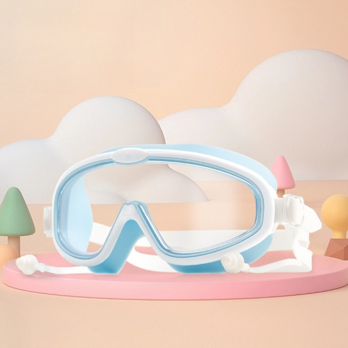 High - Definition Anti - Fog Swimming goggles for children aged 3 to 16 years, Waterproof and anti-fog, large-frame diving swimming goggles, for boys and girls