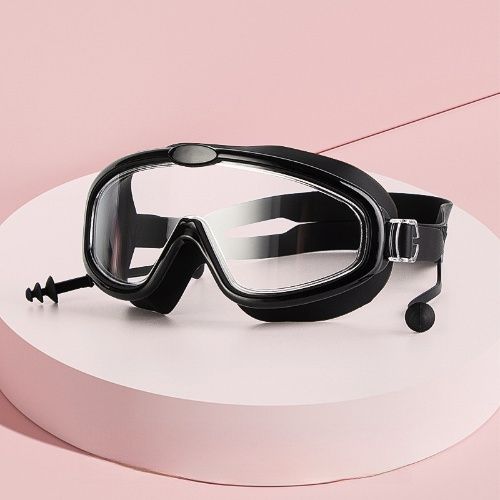 High - Definition Anti - Fog Swimming goggles for children aged 3 to 16 years, Waterproof and anti-fog, large-frame diving swimming goggles, for boys and girls