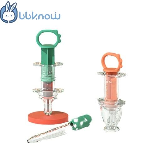 Baby medicine dispensers 4 pieces in 1 set, 3 colors for selection, good material for baby health, baby feeding kits