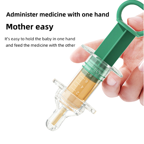 Baby medicine dispensers 4 pieces in 1 set, 3 colors for selection, good material for baby health, baby feeding kits