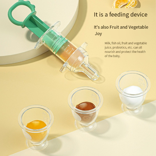 Baby medicine dispensers 4 pieces in 1 set, 3 colors for selection, good material for baby health, baby feeding kits