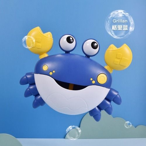 Bubble Bath toy with music for baby & toddler, A crab that can blow bubbles, baby gift for bath, Suction cup installation makes babies love taking baths