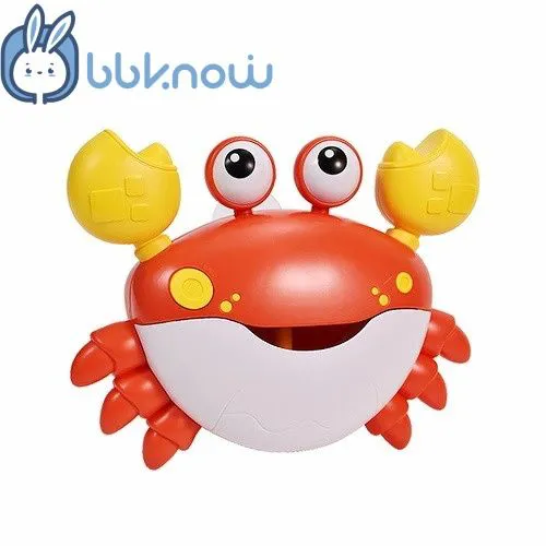 Bubble Bath toy with music for baby & toddler, A crab that can blow bubbles, baby gift for bath, Suction cup installation makes babies love taking baths