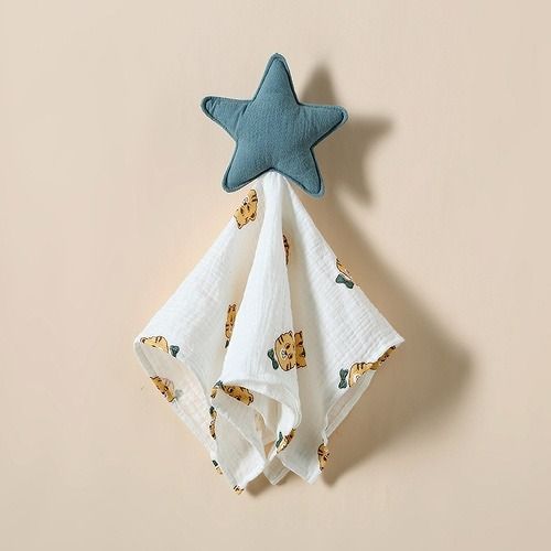 Baby comfort towel, can be chewed in the mouth, newborn security comfort blanket, baby bedding nursery item