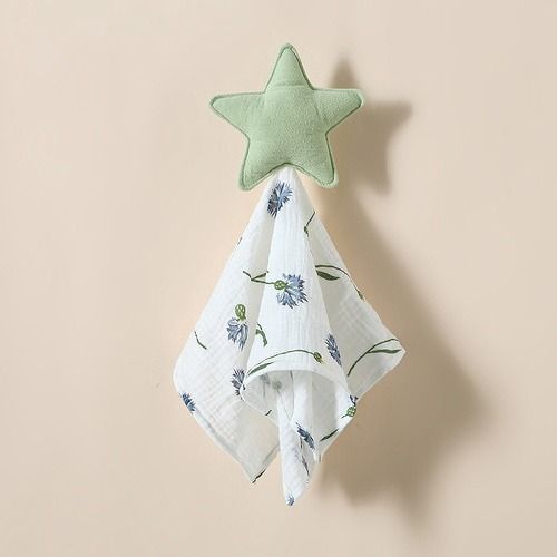 Baby comfort towel, can be chewed in the mouth, newborn security comfort blanket, baby bedding nursery item