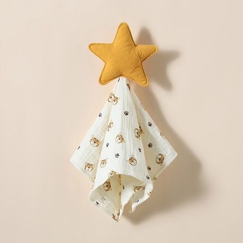 Baby comfort towel, can be chewed in the mouth, newborn security comfort blanket, baby bedding nursery item