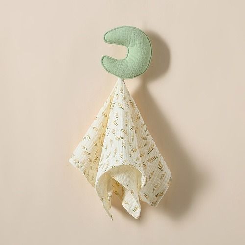 Baby comfort towel, can be chewed in the mouth, newborn security comfort blanket, baby bedding nursery item