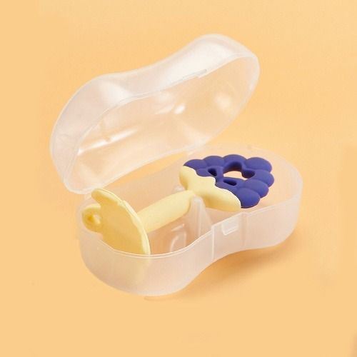 3 months+ Baby teethers, fruit shap teether for baby care,Teeth grinding rods with storage boxes