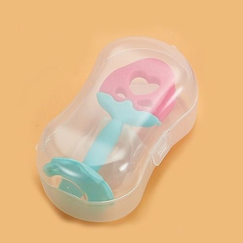 3 months+ Baby teethers, fruit shap teether for baby care,Teeth grinding rods with storage boxes