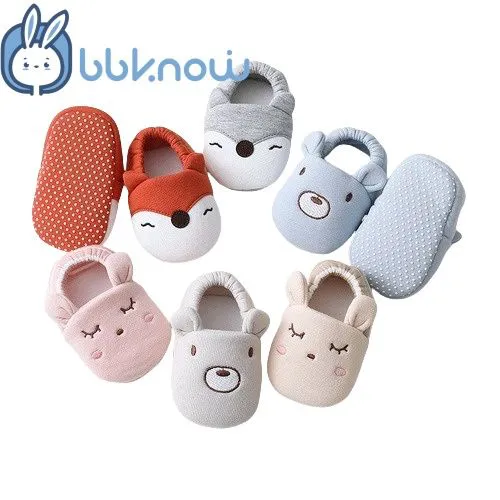 For 0-24 months Baby floor shoes indoor& outdoor, soft cotton shoes, carton patern baby shoes, first walking learning shoe for baby