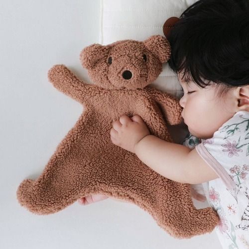 For 0-3 years babay,Teddy bear plush soothing towel, baby soothing doll, newborn lullaby toy, baby & toddler bedding helper,security blanket toy