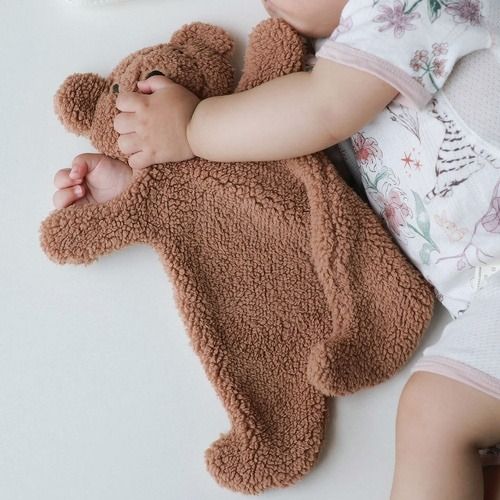 For 0-3 years babay,Teddy bear plush soothing towel, baby soothing doll, newborn lullaby toy, baby & toddler bedding helper,security blanket toy