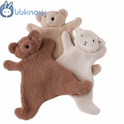 For 0-3 years babay,Teddy bear plush soothing towel, baby soothing doll, newborn lullaby toy, baby & toddler bedding helper,security blanket toy