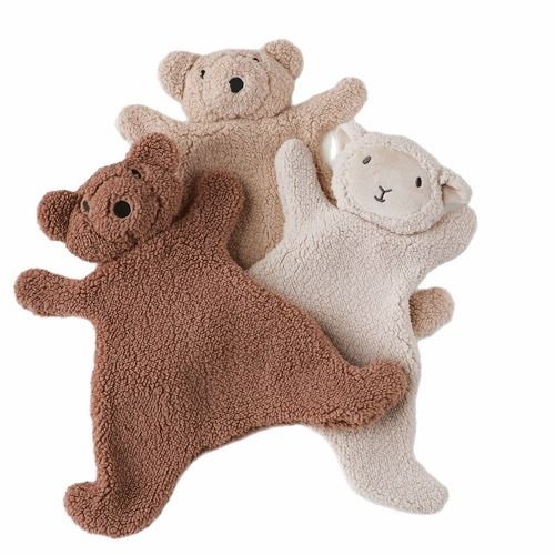 For 0-3 years babay,Teddy bear plush soothing towel, baby soothing doll, newborn lullaby toy, baby & toddler bedding helper,security blanket toy